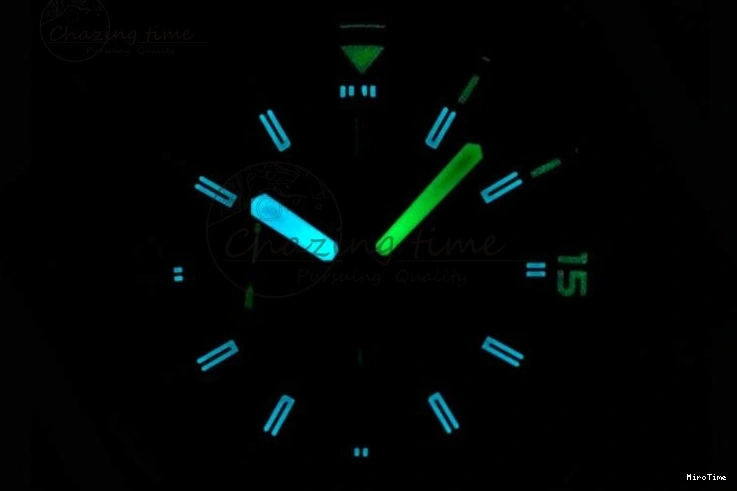 MIROTIME 0123 Aquatimer Chrono SS V6SF 1:1 Best Edition Blue Dial on SS Bracelet A Modern 7032